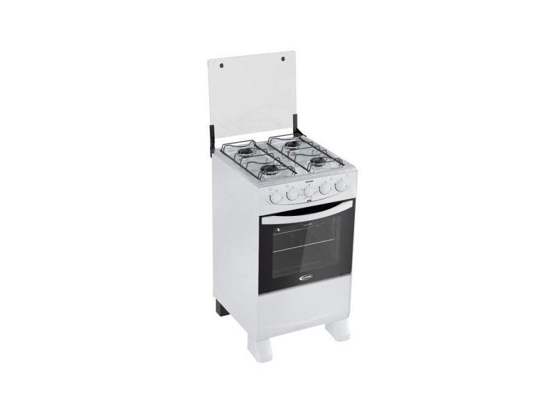 Fogão 4 Bocas Delicato com Forno 52 Litros Clarice, Branco