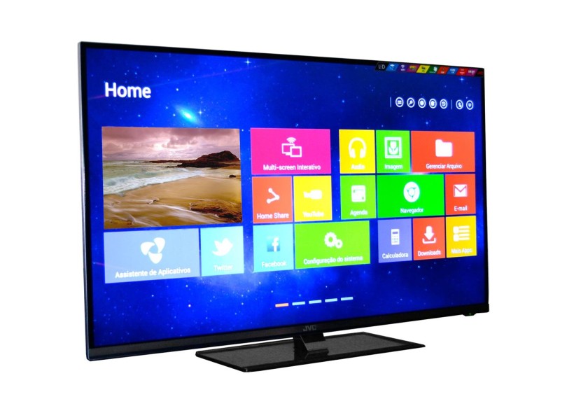 TV LED 55 " Smart TV JVC 3D Full LT-55N935B