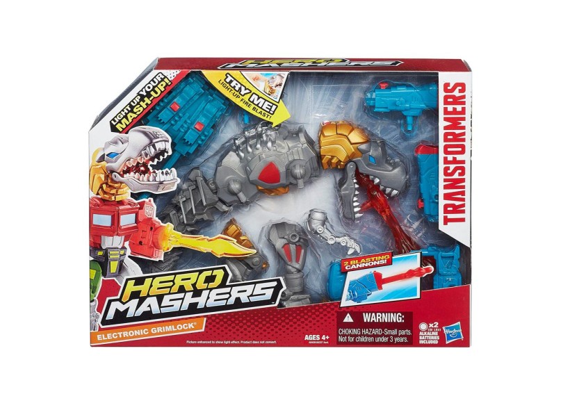 Boneco Transformers Grimlock Hero Mashers - Hasbro
