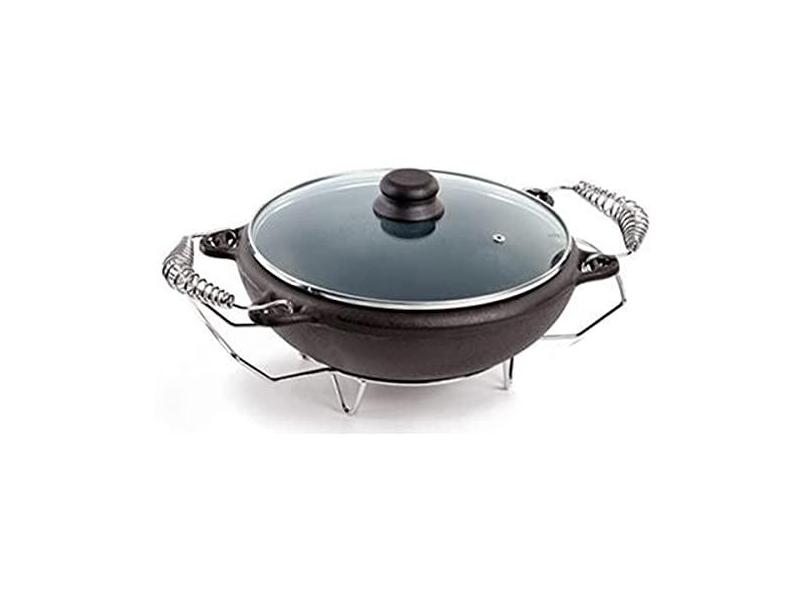 Panela Moqueca 3,5 litros Tampa de Vidro 27 cm diâmetro
