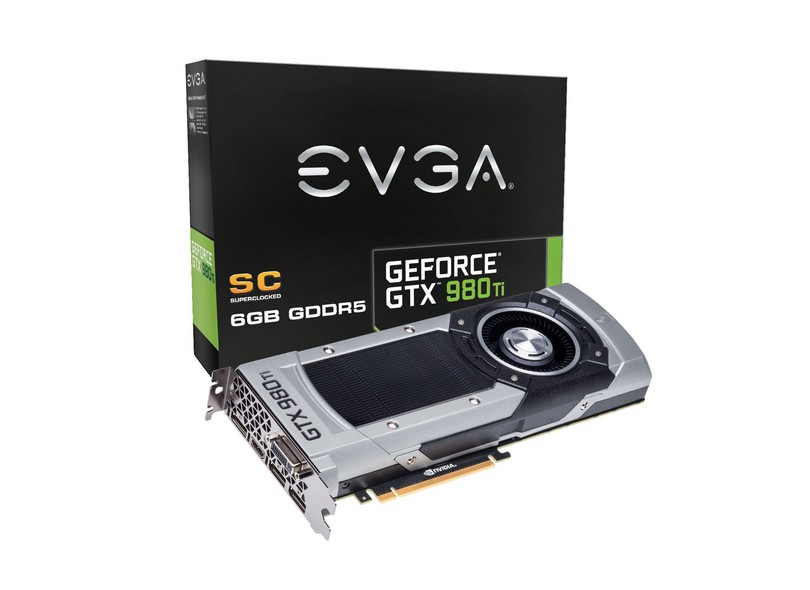 Placa de Video NVIDIA GeForce GTX 980 Ti 6 GB DDR5 384 Bits EVGA 06G-P4-4992-KR