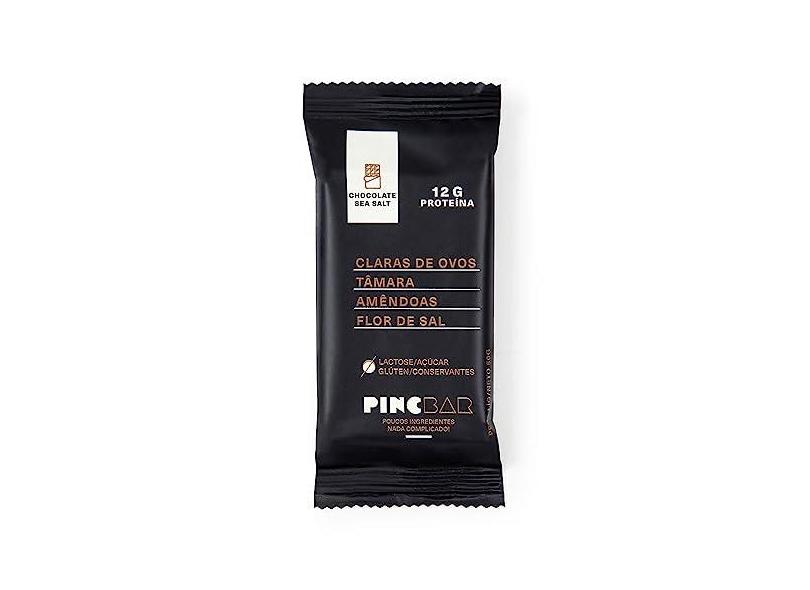 Barra de Proteína Chocolate Sea Salt Sem Açúcar Pincbar 50g