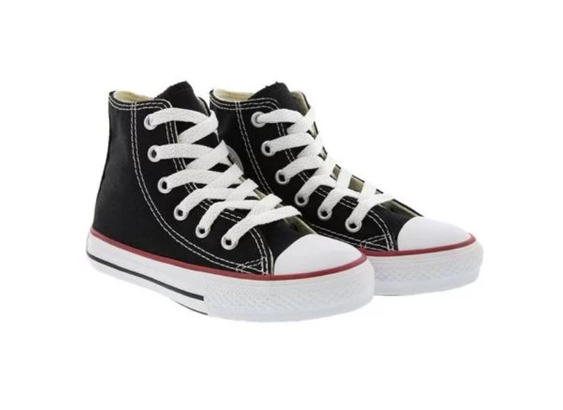 Tênis Infantil Unissex Converse All Star Cano Alto Preto Converse