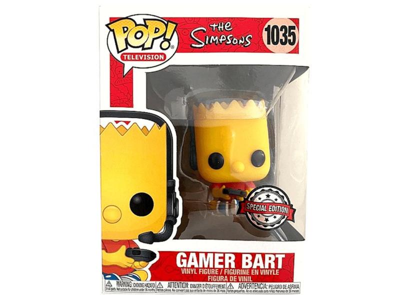 Funko Pop! Television The Simpsons Gamer Bart 1035 Com O Melhor Preço é ...