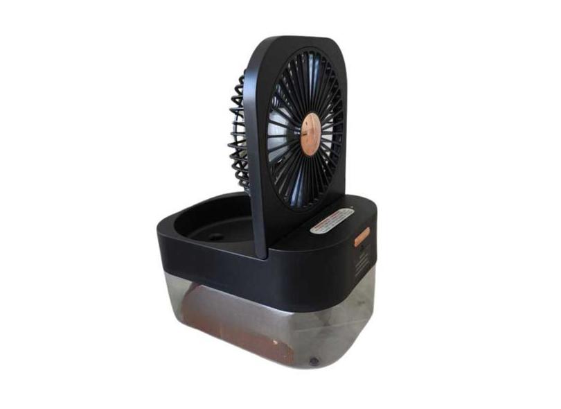 Ventilador com Umidificador de Ar de Mesa Abaixa a Temperatura do Ambi