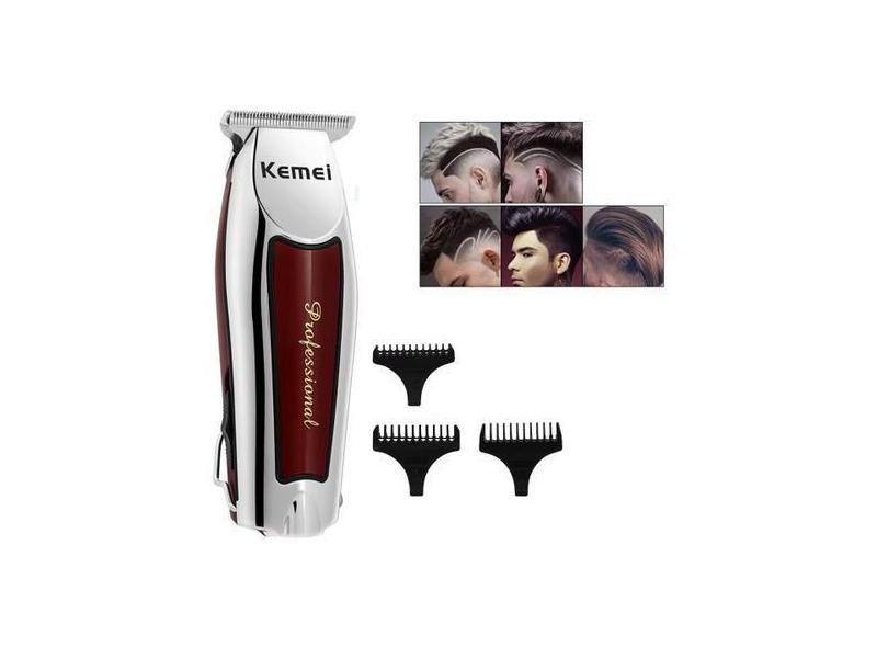 Aparador de Cabelo KM9163 - Bivolt Original - KEMEI 9163, Bivolt