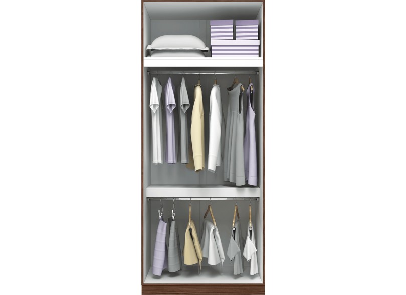 Guarda-Roupas Casal 9 Portas 3 Gavetas Exclusive Modulado Henn