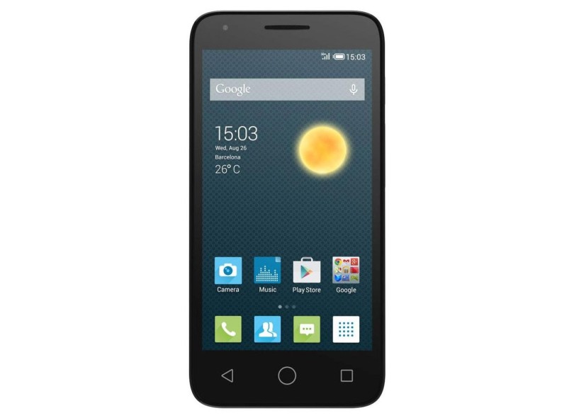 Smartphone Alcatel One Touch Pixi 3 8GB 5017E 2 Chips Android 5.0 (Lollipop) 3G 4G Wi-Fi