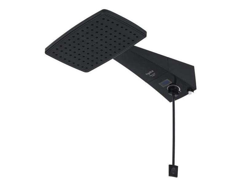 Chuveiro Elétrico Eletrônico 220 Preto Polo Plus Híbrido Hydra
