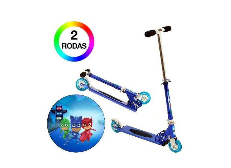 Patinete Patrulha Canina 2 Rodas Ajuste De Altura Azul - Dm Radical