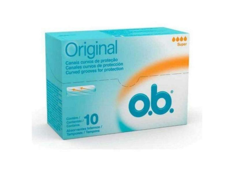 KIT C/ 10 Absorvente Interno OB Super - 10 Unidades com o Melhor Preço ...