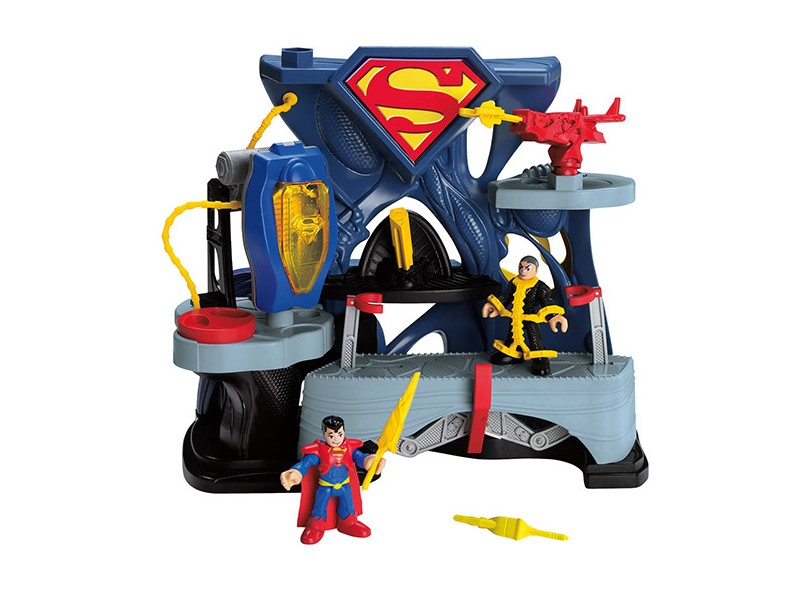 Boneco Imaginext DC Super Friends Fortaleza do Super Homem - Mattel