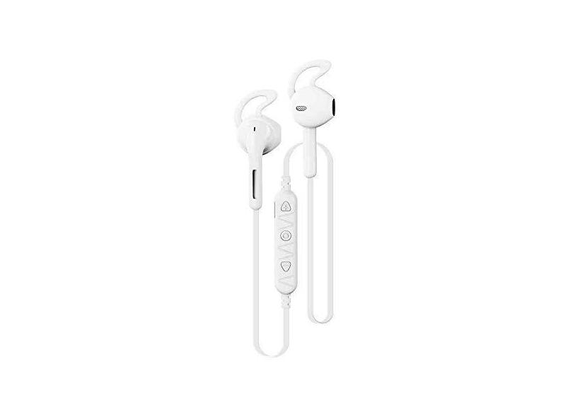 C3Tech Fone de Ouvido Intra EP-TWS-10WH Bluetooth BT5.0 Branco