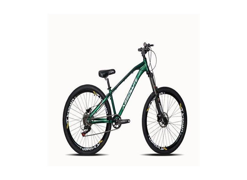 Bicicleta Absolute Brutus Aro 26 1X8 Cassete Freio Hidráulico Verde