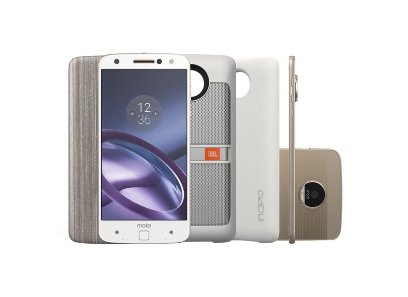 Smartphone Motorola Moto Z Z Power & Sound Edition 64GB XT1650-03 13,0 MP 2 Chips Android 6.0 (Marshmallow) 3G 4G Wi-Fi