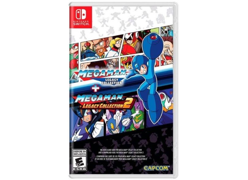 Jogo Mega Man Legacy Collection 1 + 2 Capcom Nintendo Switch