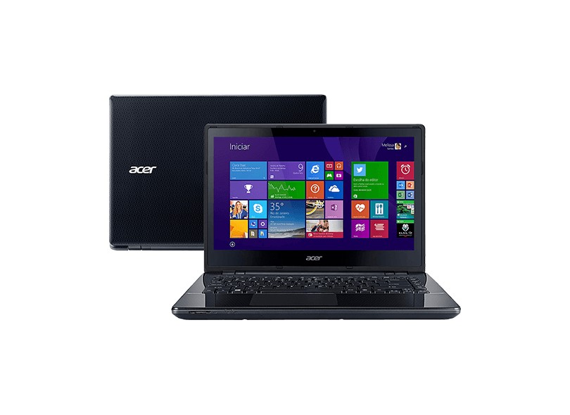 Notebook Acer Aspire E Intel Core i3 5005U 4 GB de RAM HD 500 GB LED 14 " Windows 8.1 E5-471-34W1