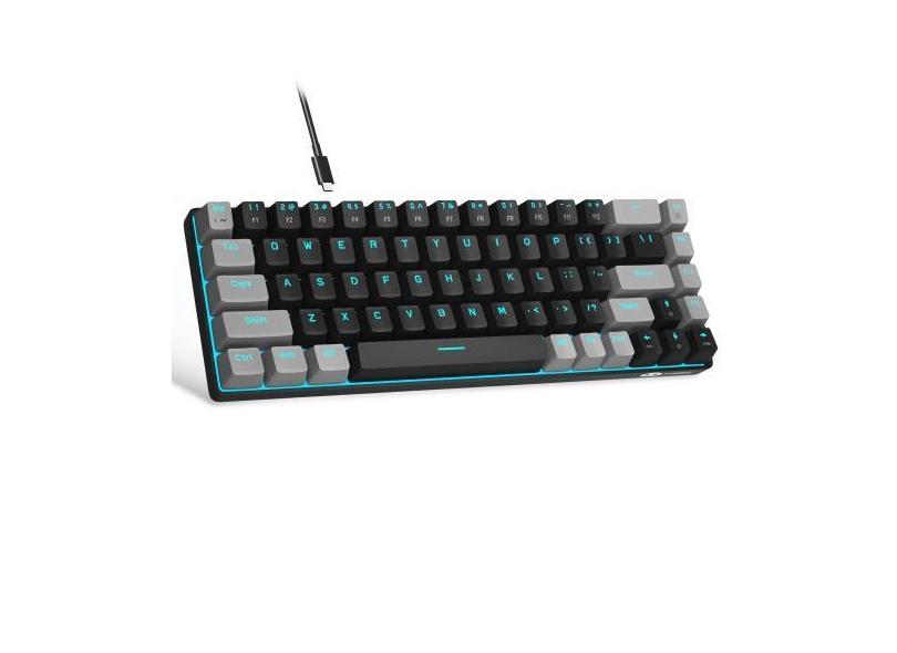 Teclado mecânico para jogos MageGee MK-Box 68 teclas preto/cinza