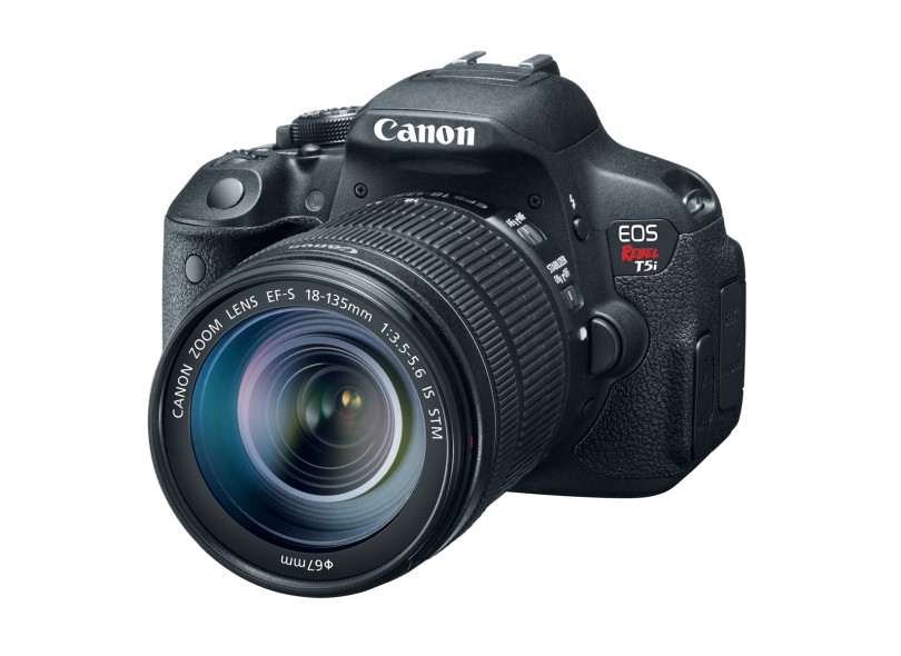 Câmera Digital Semiprofissional Canon EOS 18 MP Full HD Rebel T5i