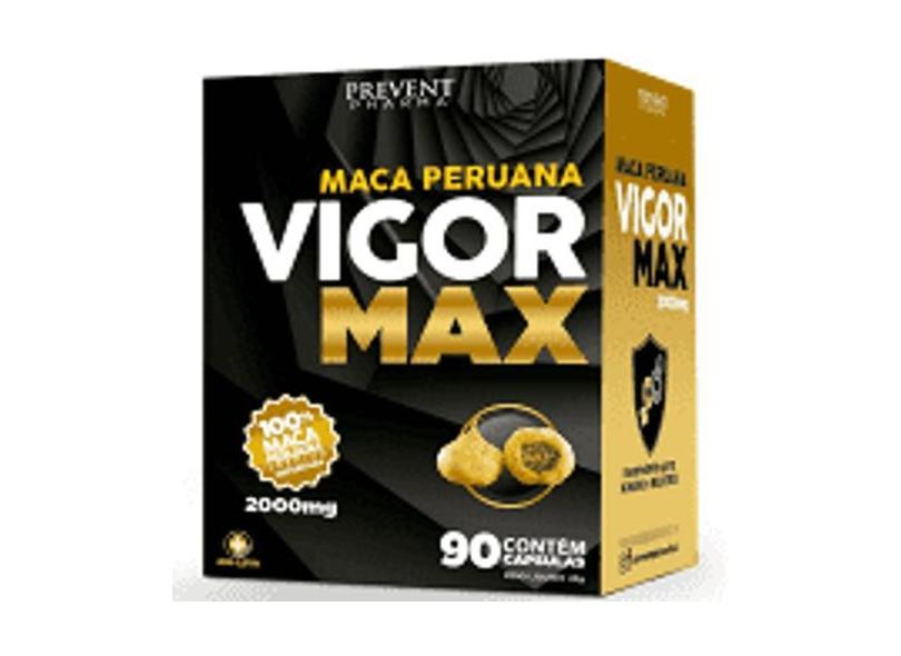 Maca Peruana Vigor Max 2000Mg Pura 90 Caps Prevent Pharma