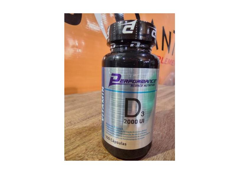 Vitamina D3 2000 Ui 100 Caps - Performance Nutrition