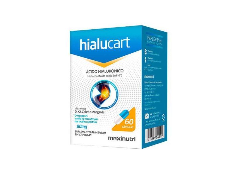 Hialucart Acido Hialuronico Vitamina D3 K2 60 Caps Maxinutri