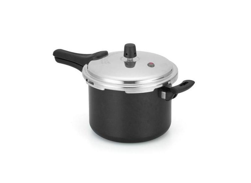 Panela De Pressão 4,5 Fast Polida Alumínio Nacional Preta - Aluminio N