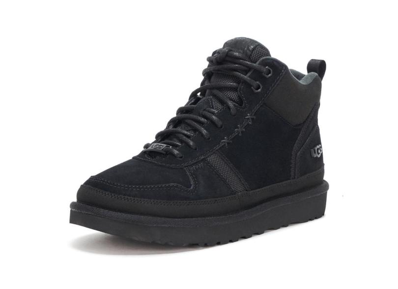 Tênis ugg Highland Hi Heritage para homens em camurça preta