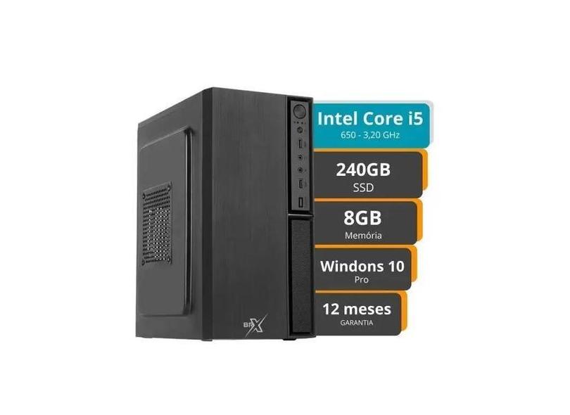Computador brx - corp intel core i5 650, 8gb, ssd 240gb windows 10 pro