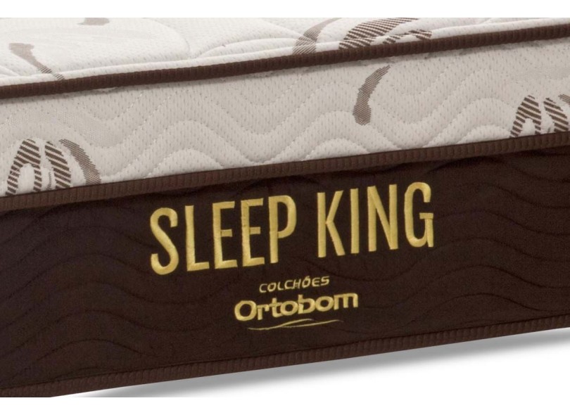 Colchão King Size Molas Ensacadas/Pocket Ortobom Sleep King 186 x 30 x 198 cm