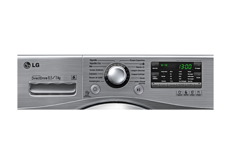 Lava e Seca LG MotionDD Touch 8.5 kg WD1485AT7