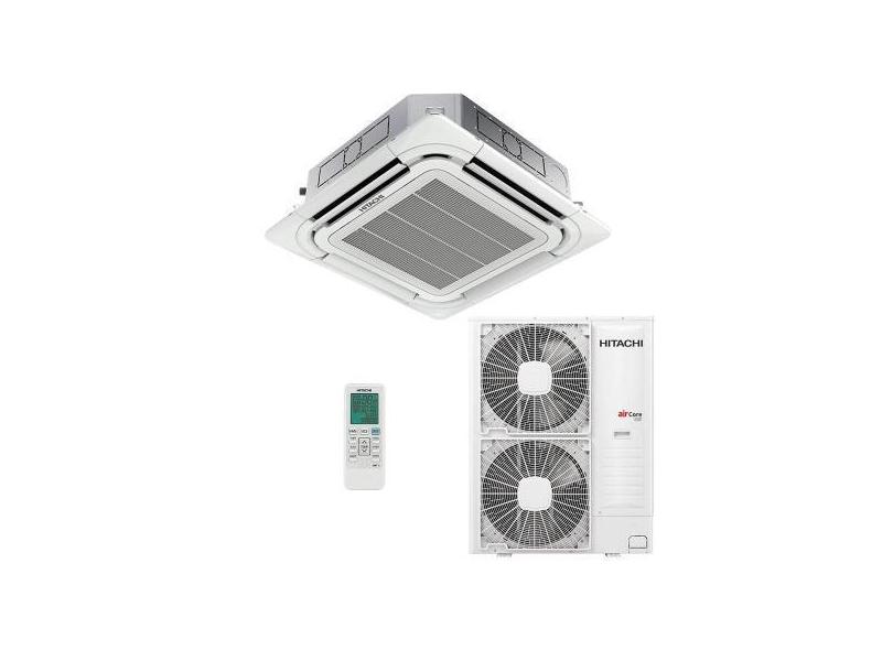 Ar Condicionado Inverter Cassete Hitachi Air Core 46.000 Btus Quente e