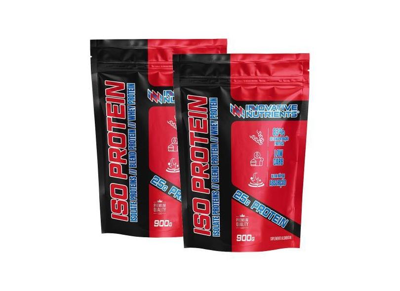 Kit 2X Whey Protein Isolado Iso Protein 900G - Inovative Suplementos