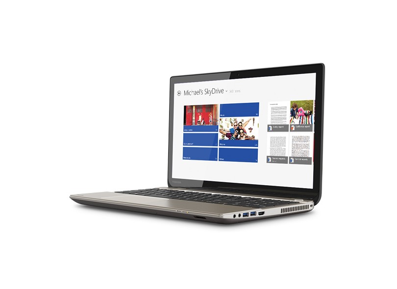 Notebook Toshiba Satellite Intel Core i7 4700MQ 16 GB de RAM 15.6 " Touchscreen Windows 8 P50-ABT2G22