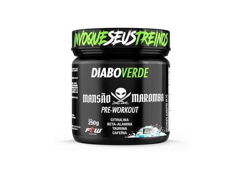 Pré Treino Diabo Verde Mansão Maromba 250G - Ftw