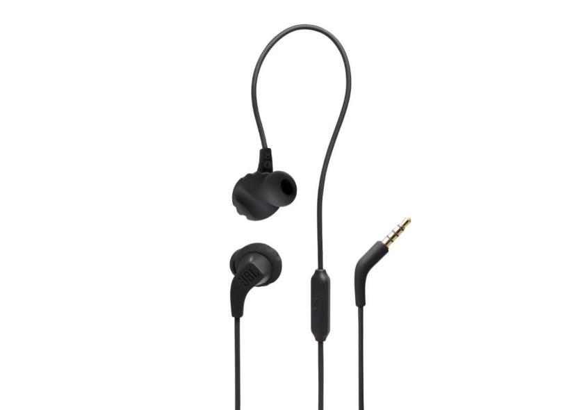 Fone de Ouvido Esportivo Intra-Auricular JBL Endurance Run 2 - Resistente a Suor - JBLENDURRUN2BLK