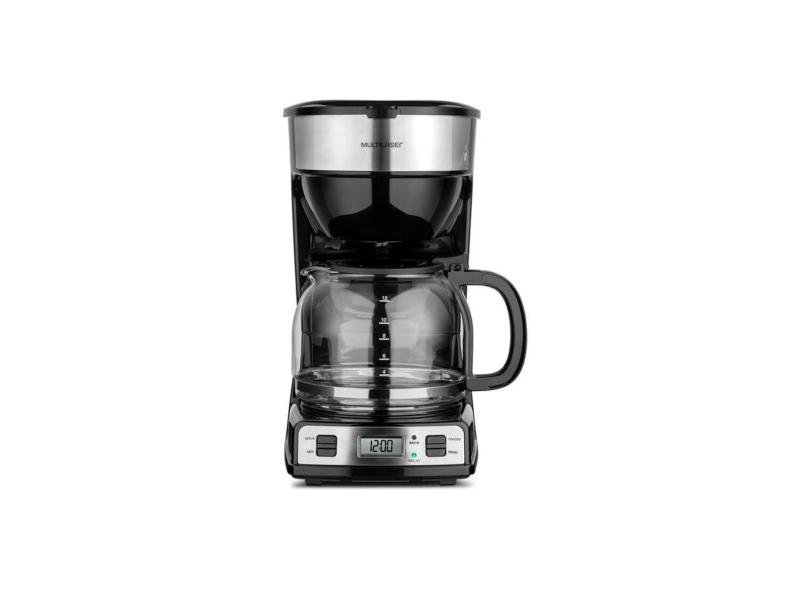 Cafeteira Digital Elétrica 32 Xícaras Jarra de Vidro c/ Colher Dosadora - Multilaser