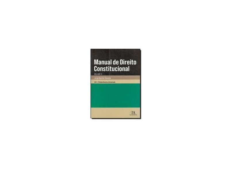 Manual De Direito Constitucional - Volume 2 - Capa Comum - 9789724046815