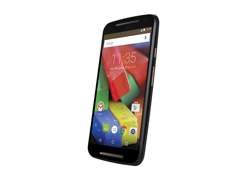 Smartphone Motorola Moto G G 2ª Geração XT1078 8,0 MP 2 Chips 16GB Android 5.0 (Lollipop) 4G Wi-Fi 3G