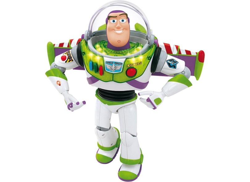 Boneco Buzz Lightyear Toy Story Power Up - Toyng