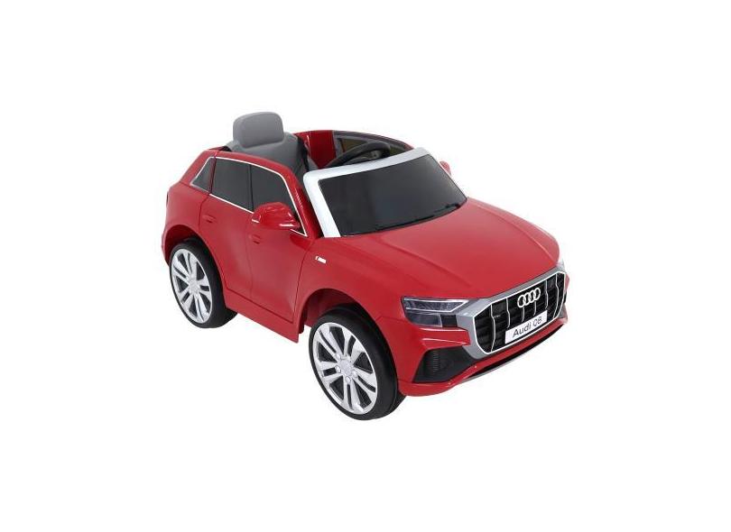 Carrinho Elétrico Audi Q8 12V Vermelho C/ Controle Remoto Para Criança