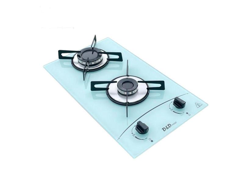 Fogão Cooktop Gás D&d 2 Bocas Branco Acendimento Automático