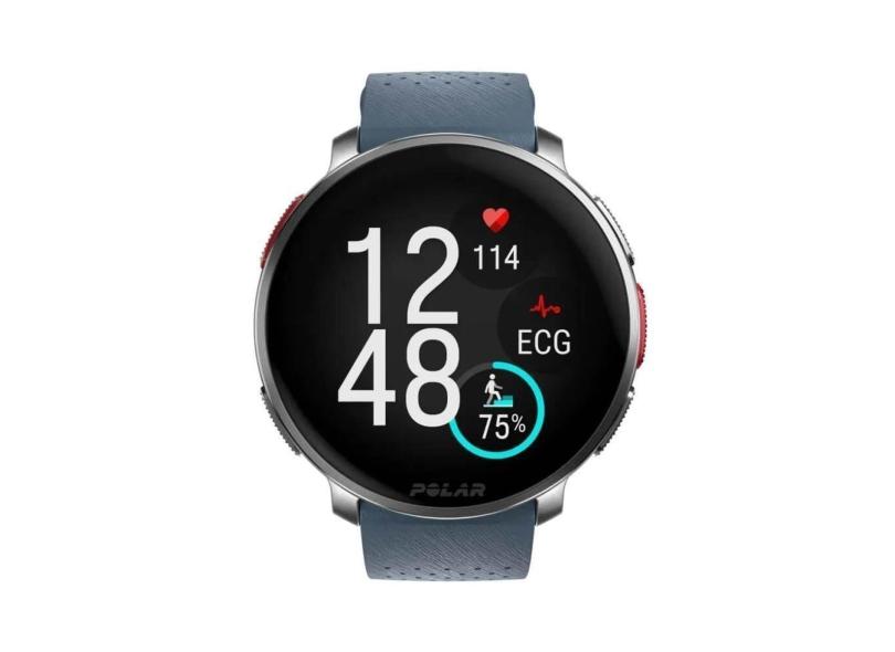 Relógio Smartwatch Multiesportivo Premium e GPS  POLAR VANTAGE V3 - Sky Blue-Unissex