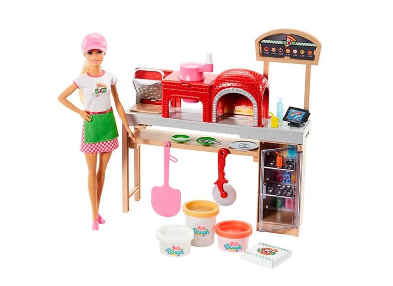 Boneca Barbie Pizzaiola Playset Mattel