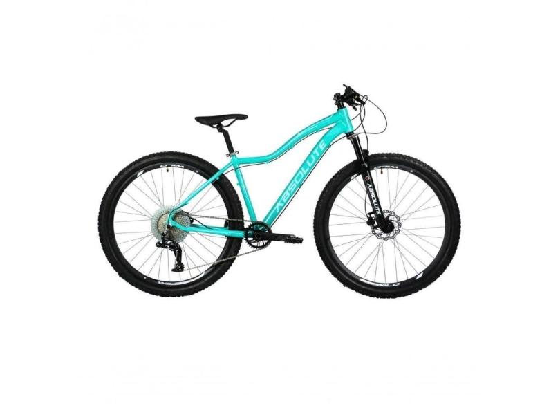 Bicicleta Aro 29 Absolute Hera Feminina 12v Garfo Trava No Guidão 1x12 Verde 15