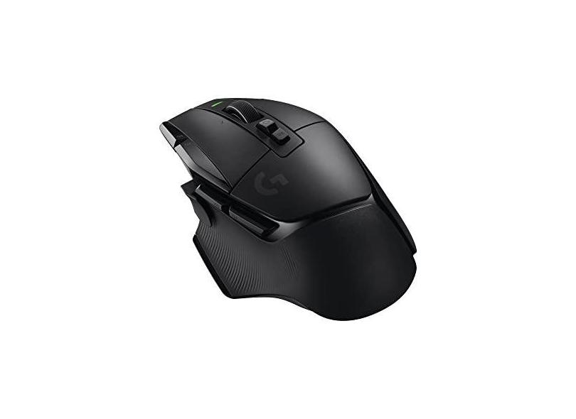 Mouse Gamer Sem Fio Logitech G502 X LIGHTSPEED com Switch LIGHTFORCE, 13 Botões Programáveis, Sensor HERO 25K, Compatível com PC/ macOS/ Windows - Preto