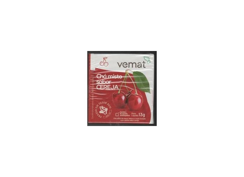 Cha Frutado Cereja VEMAT 10 Saches