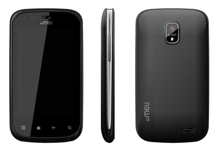 Smartphone MEU AN200 Câmera 3,2 MP 2 Chips Android 2.3 (Gingerbread) Wi-Fi