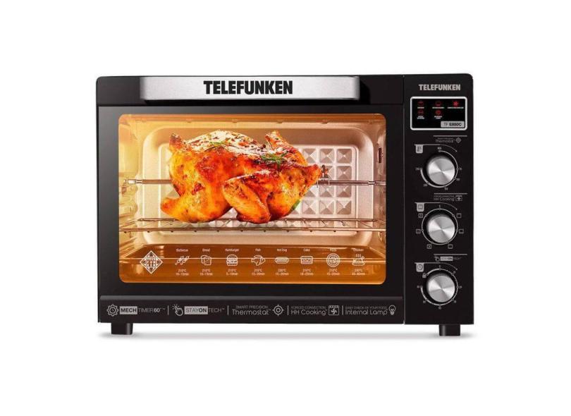 Forno Elétrico Telefunken 80L 2200W R850C 110V