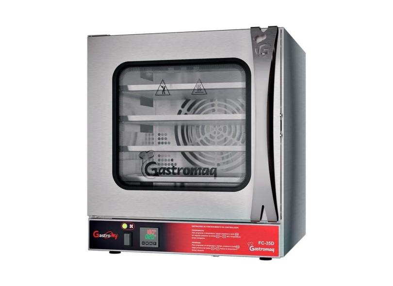 Forno Convector Gastrochef Digital Fc35d Gastromaq Forno Convecção 35x35 Inox 220v